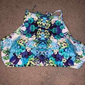 Nanette Lepore High Neck Bikini Top